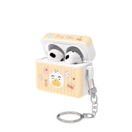 [S2B] Little Kakao Friends Sweet Little Heart AirPods3 Carrier Combo Case - Apple Bluetooth Earphones All-in-One Case - Made in Korea